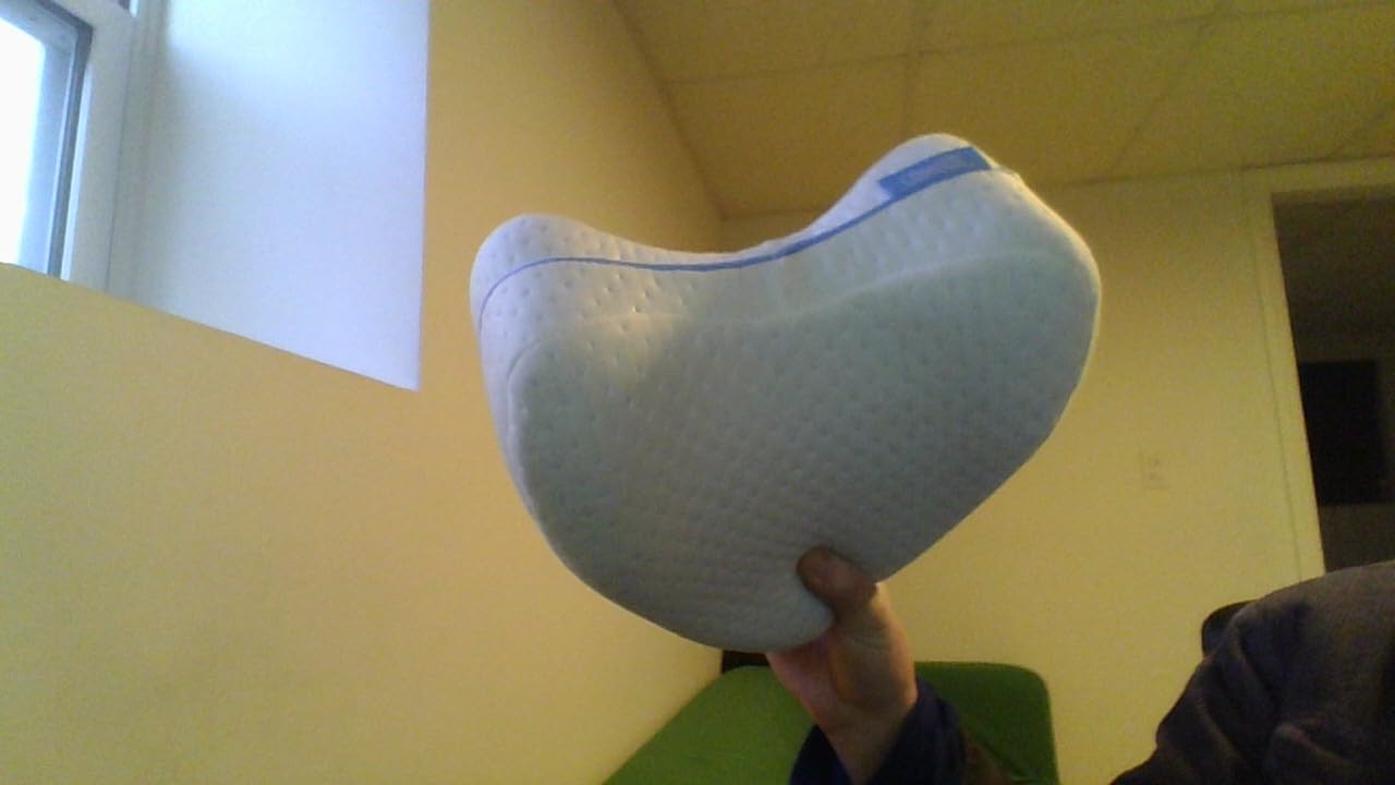 Contour Legacy Leg & Knee Foam Support Pillow for Side Sleepers Soothing Relief for Back, Hips, Knees, Joints, Nerves & Muscles customer photo 1