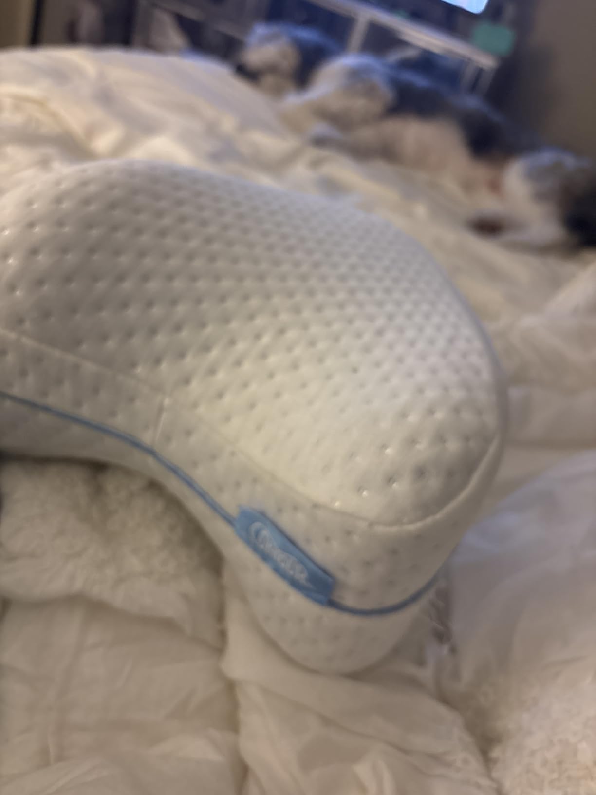 Contour Legacy Leg & Knee Foam Support Pillow for Side Sleepers Soothing Relief for Back, Hips, Knees, Joints, Nerves & Muscles customer photo 2