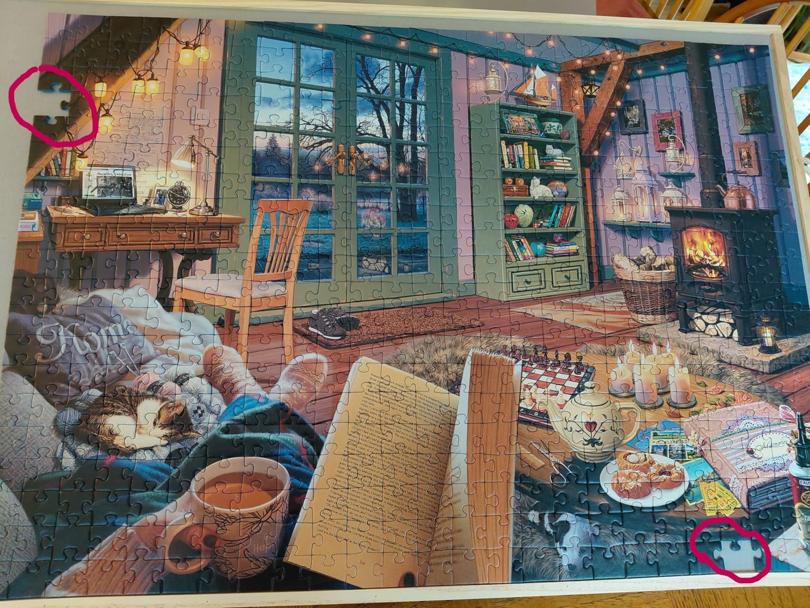 Ravensburger - Cozy Retreat - 500 Piece Large Format Jigsaw Puzzle - Premium Quality - Puzzles for Adults customer photo 1