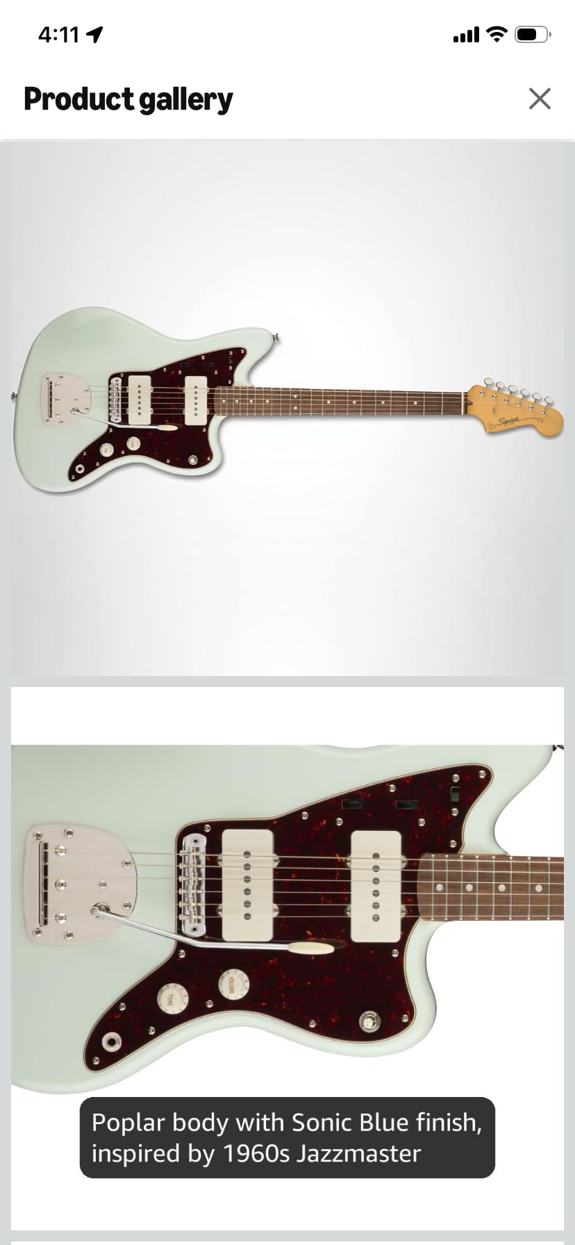 Squier Classic Vibe 60s Jazzmaster Electric Guitar, 3-Color Sunburst customer photo 1