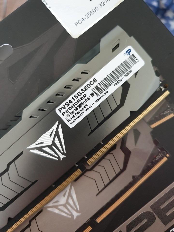 Patriot Viper Steel DDR4 RAM 16GB (1X16GB) 3200MHz CL16 Desktop Memory | Voltage: 1.35v; Supports Intel XMP; Module type: UDIMM. customer photo 1