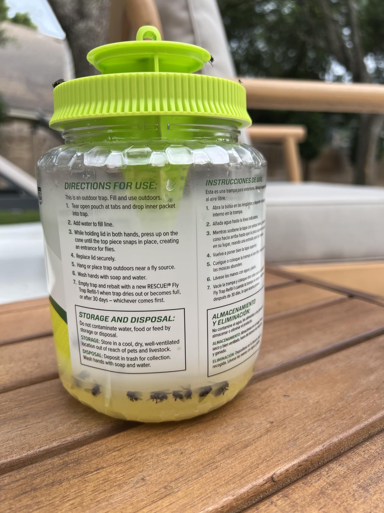 RESCUE! Outdoor Fly Trap - Reusable - 3 Traps customer photo 2