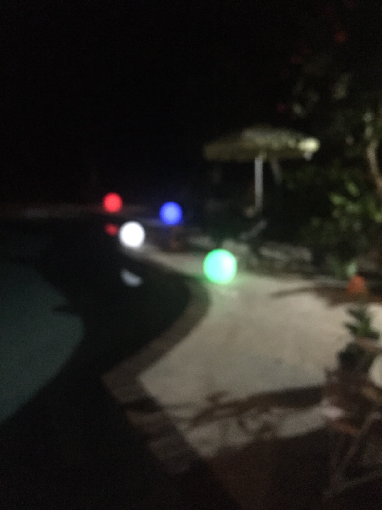 Floating Pool Lights Inflatable Waterproof IP68 Solar Glow Globe,14” Outdoor Pool Ball Lamp 4 Color Changing LED Night Light, Party Decor for Swimming Pool,Beach,Garden,Backyard,Lawn,Pathway - 2 PCS customer photo 1