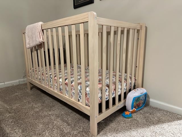DaVinci Carter's Colby Low-Profile 4-in-1 Baby Crib, Washed Natural customer photo 2