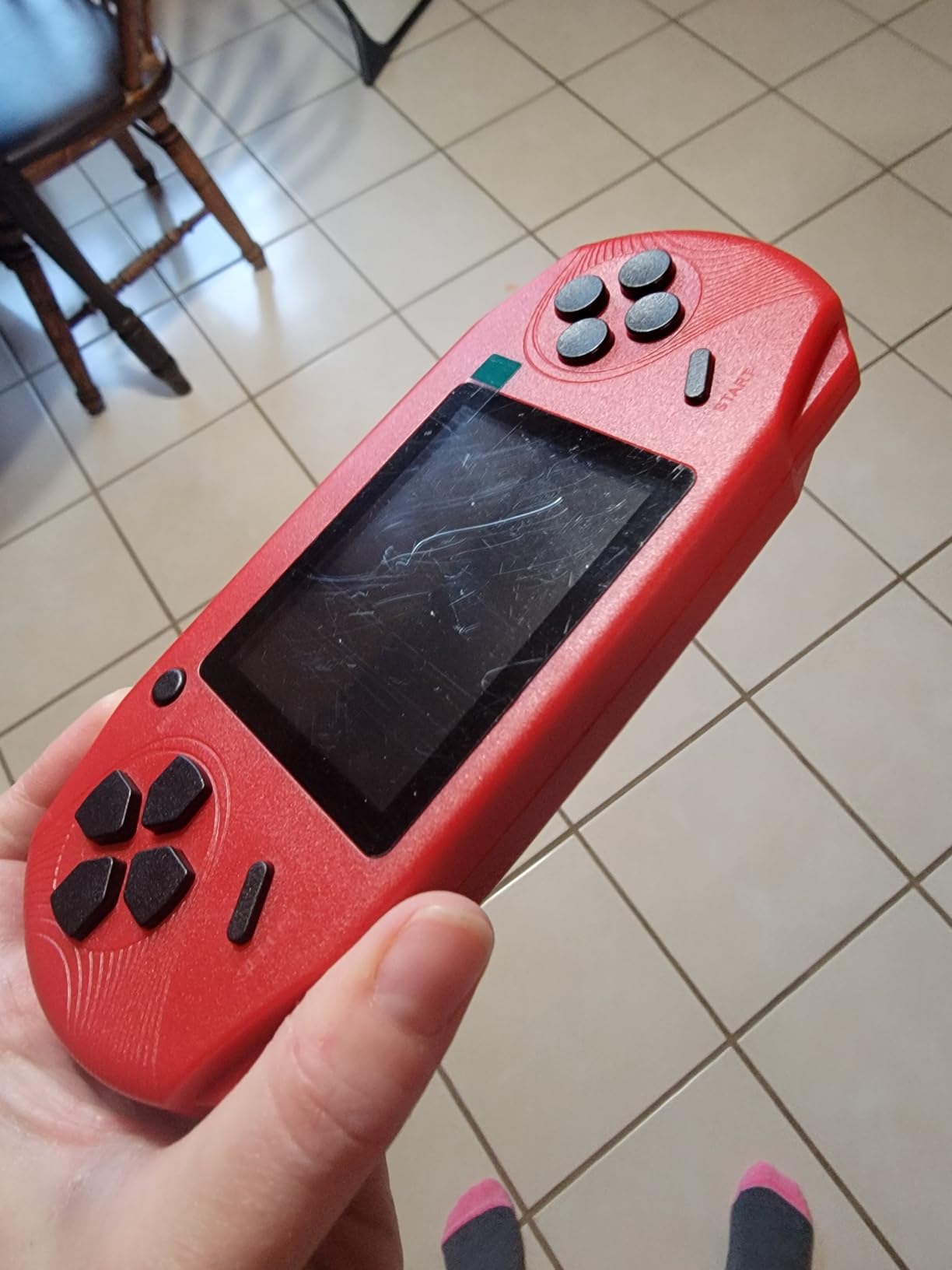 Beijue 16 Bit Handheld Games for Kids Preloaded 220 Retro Video Games, Blue customer photo 2