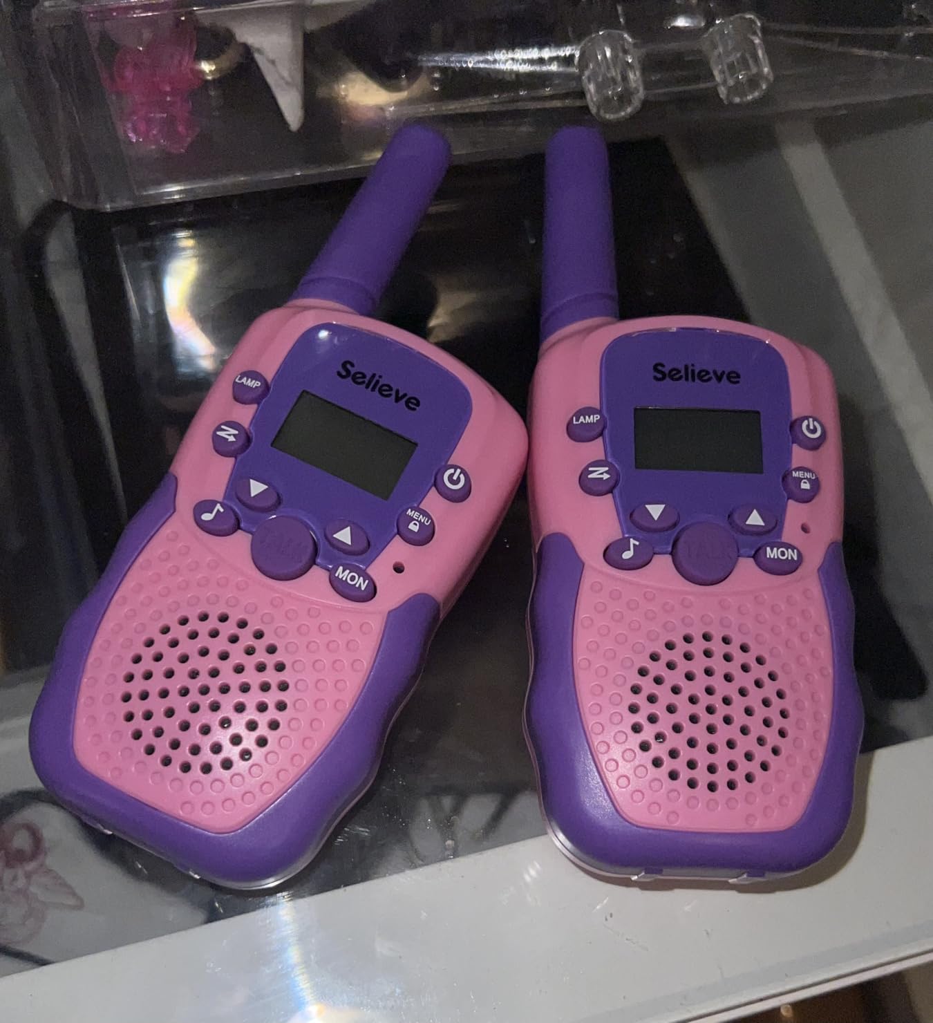 Selieve Toys for 3-12 Year Old Boys Girls, Easter Basket Stuffers, Walkie Talkies for Kids 22 Channels 2 Way Radio Toy with Backlit LCD Flashlight, 3 Miles Range for Outside, Camping, Hiking customer photo 1