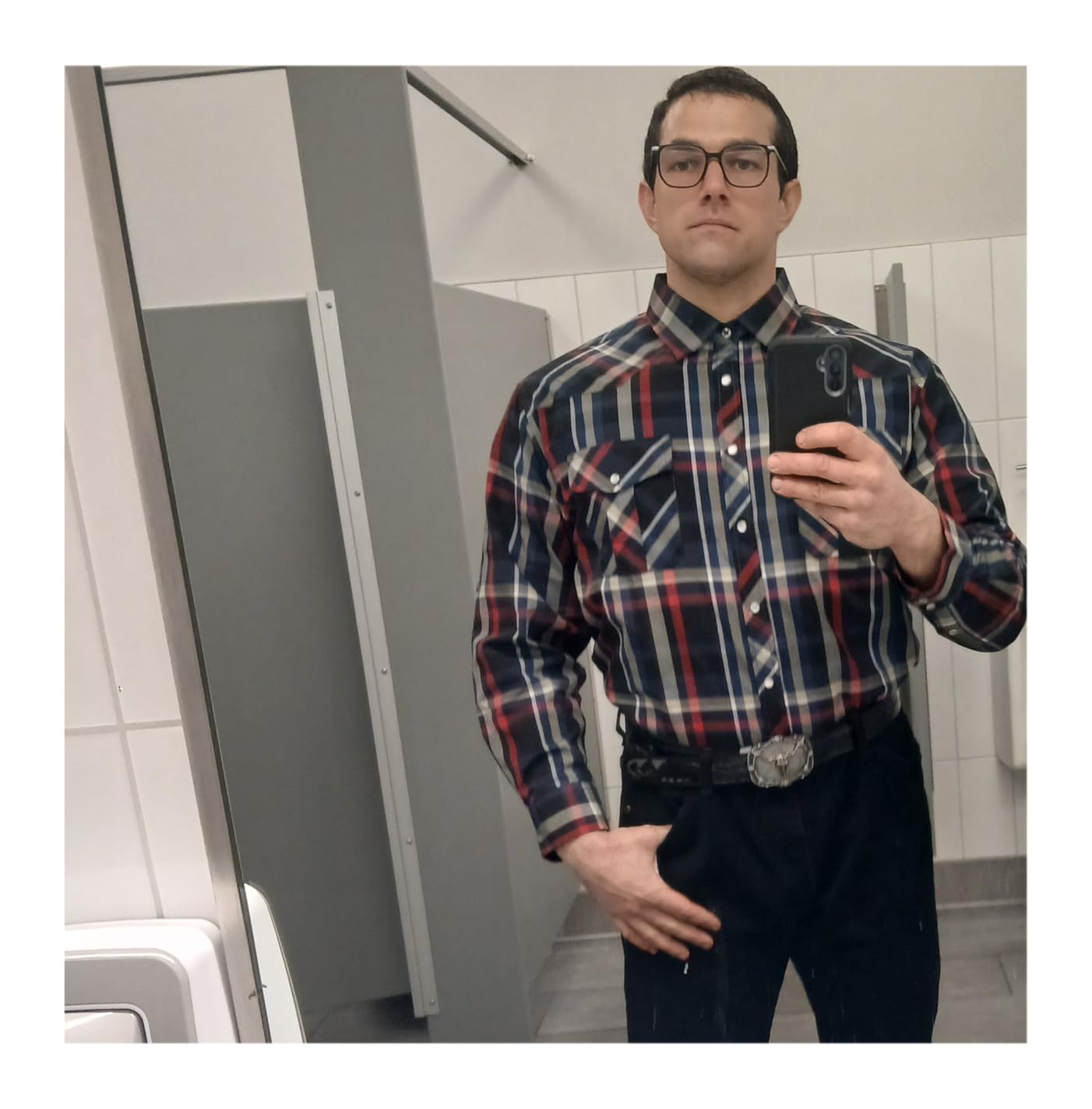 COEVALS CLUB Men's Western Pearl Snap Button Up Casual Cowboy Long Sleeve Two Pockets Work Shirts customer photo 1