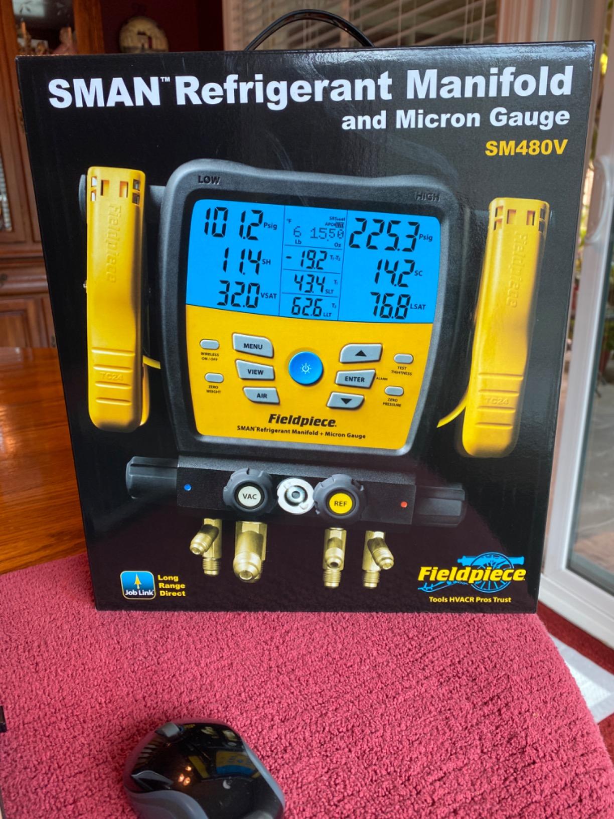 Fieldpiece SM480V SMAN Digital Manifold Wireless Data Logging customer photo 1