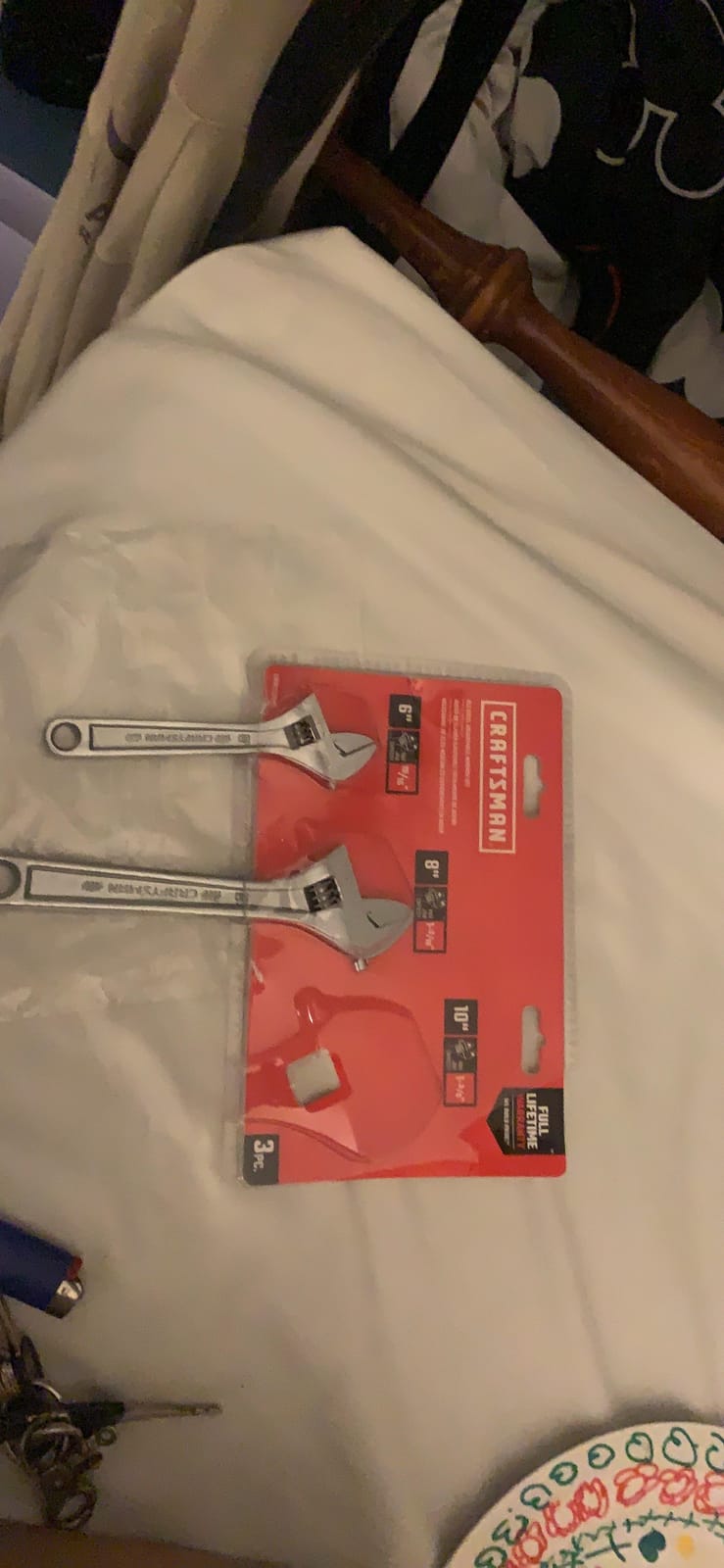 CRAFTSMAN Adjustable Wrench Set, 3-Piece All Steel, Metirc and SAE Scale (CMMT12001) customer photo 2