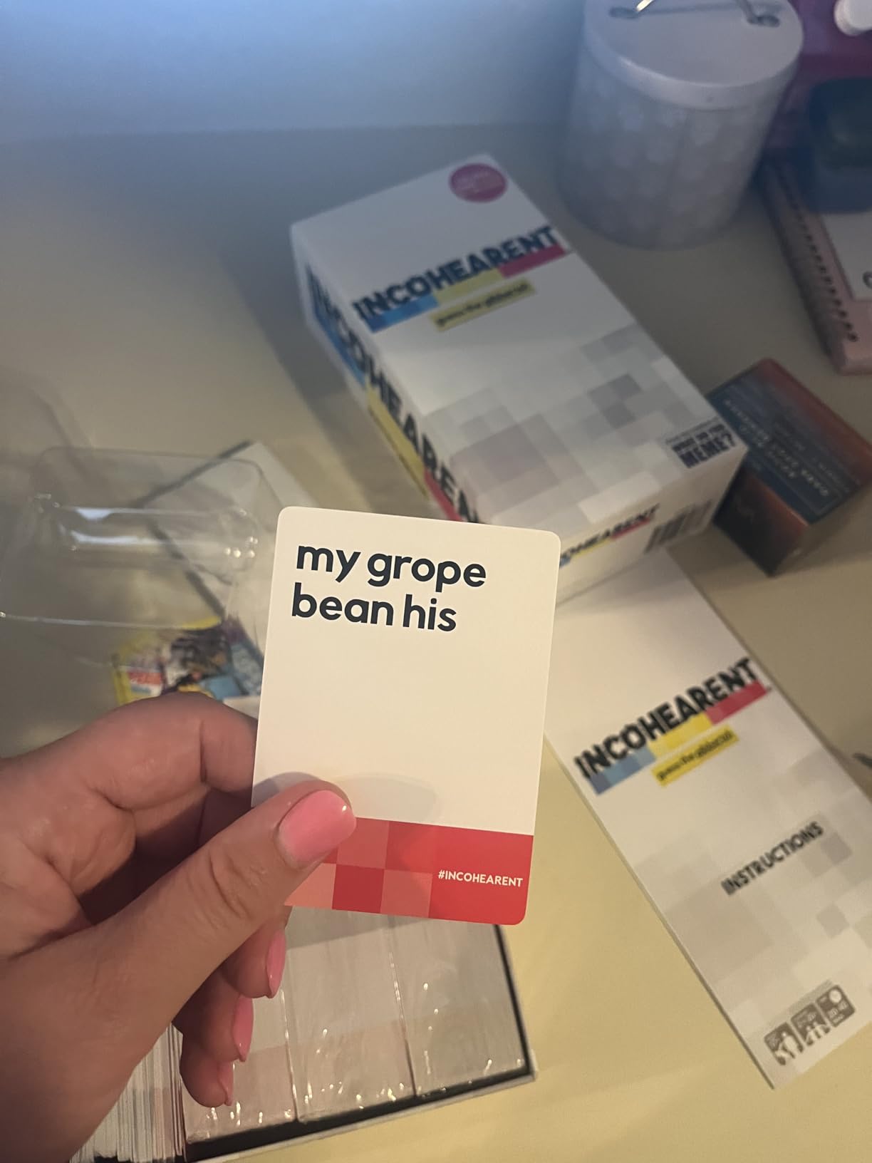 Incohearent, The Guess the Gibberish Party Game by Relatable customer photo 1