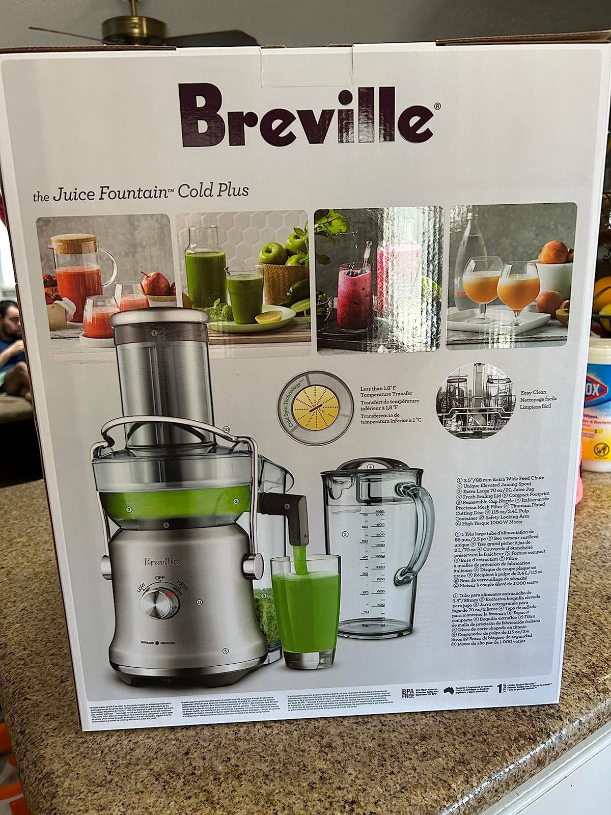 Breville BJE530BSS Juice Fountain Cold Plus, Brushed Stainless Steel customer photo 1