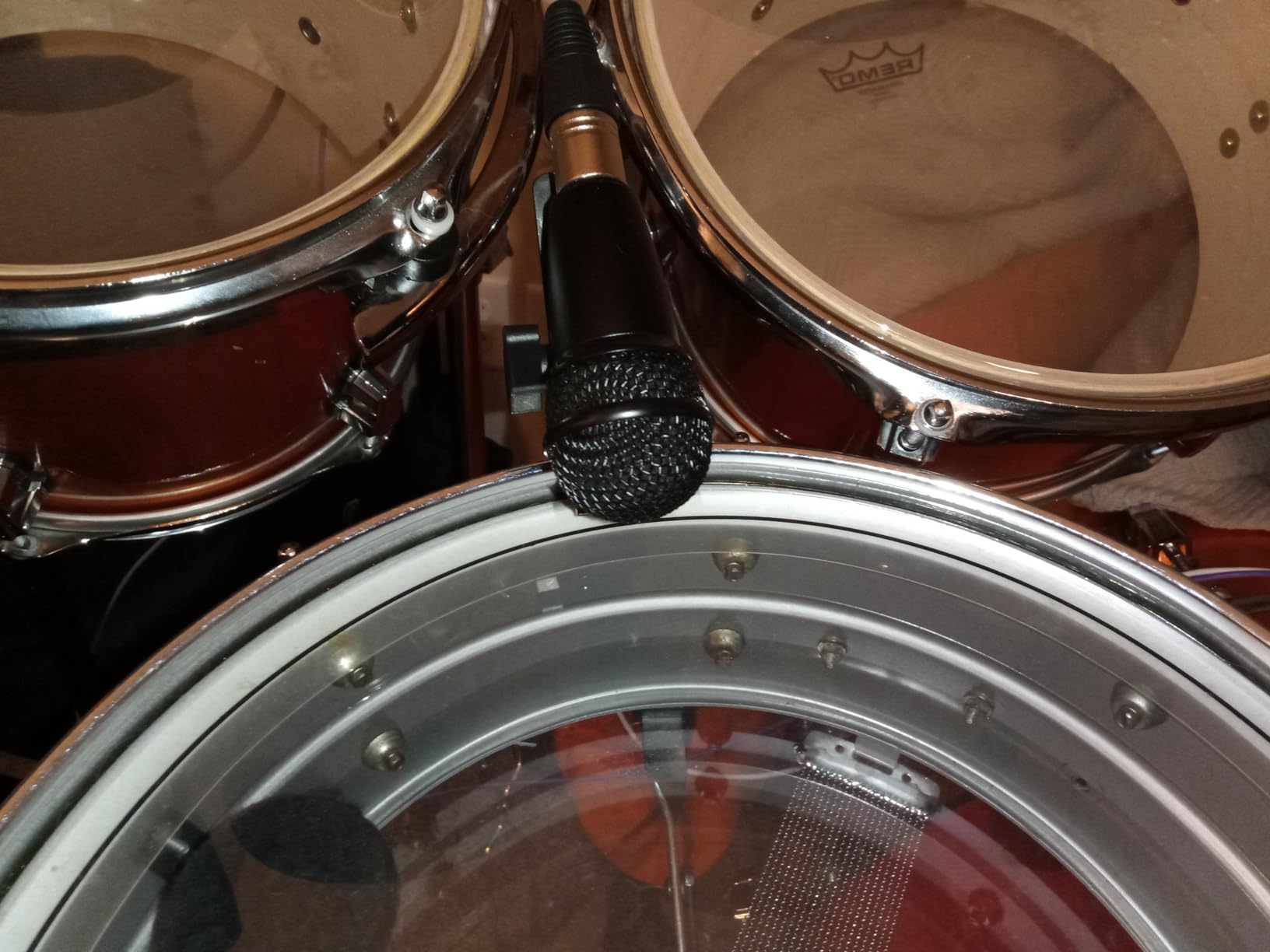 XTUGA MI7 Drum Microphone Kit,7 Pieces Metal Wired Dynamic Drum Mic Set customer photo 1