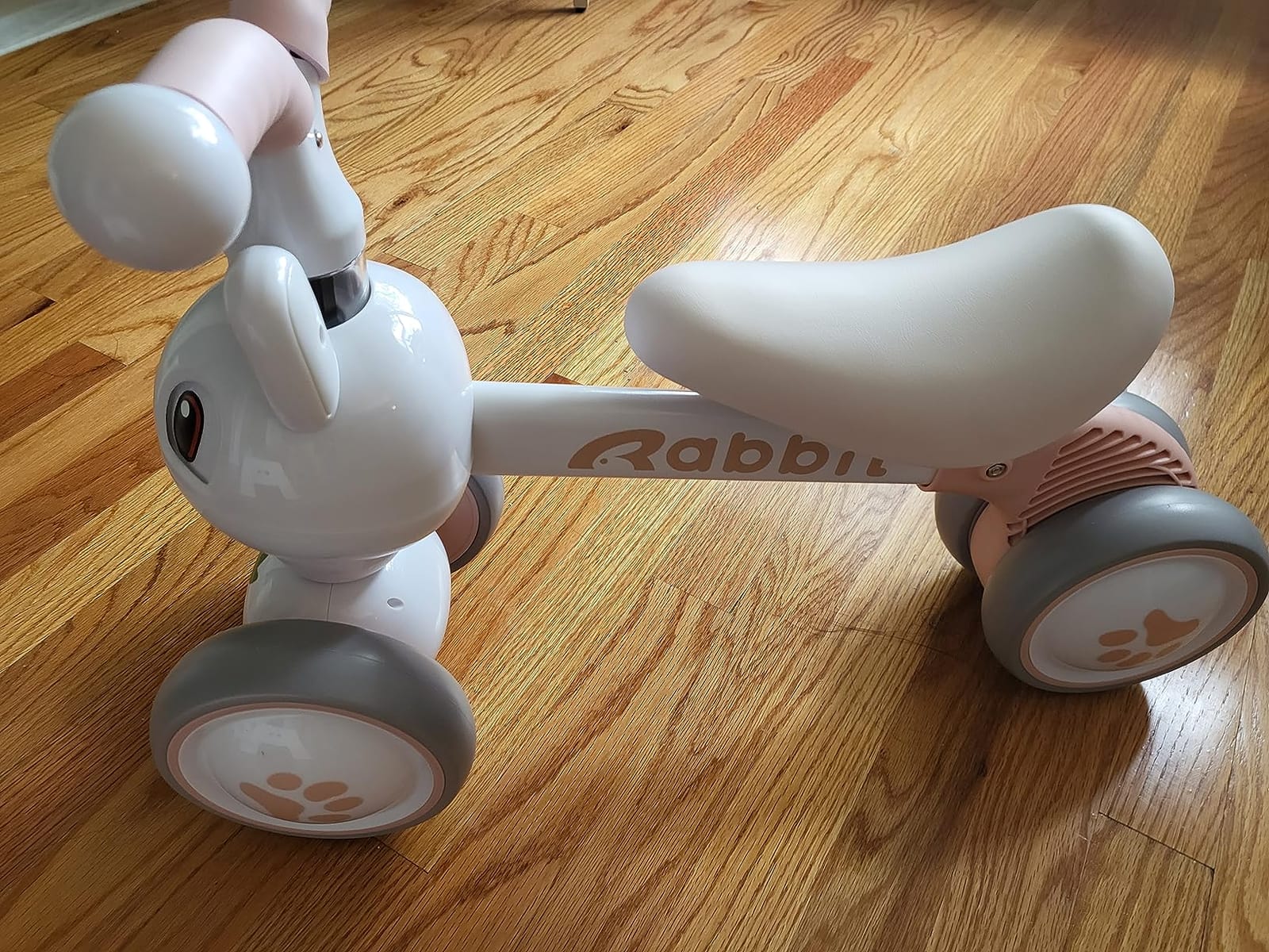 YGJT Baby Balance Bike Toys for 1 Year Old, Birthday Gifts for Boys and Girls, Silent Wheels & Non-Pedal Baby Walker Riding Toys for 10-36 Months Toddlers, Kids First Bike Gifts Spotty Dog customer photo 1
