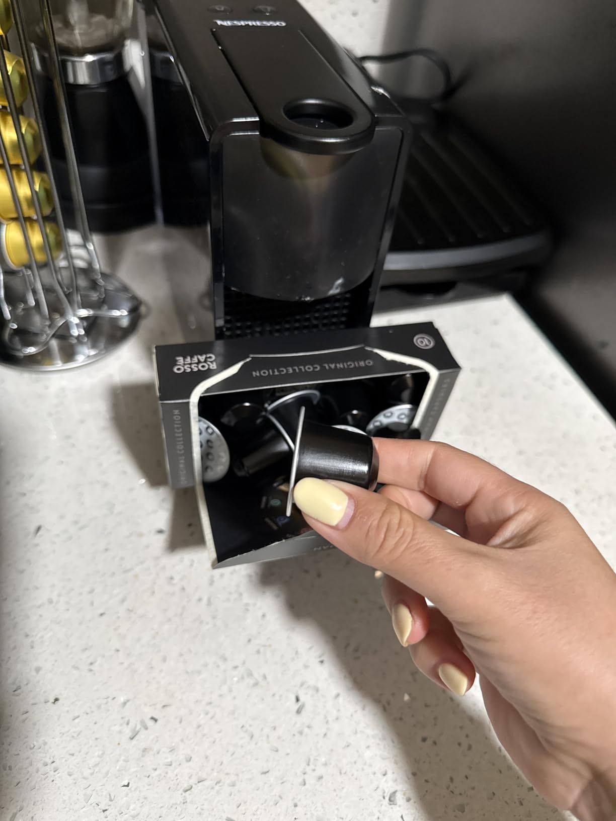 ROSSO CAFFE Espresso Pods for Nespresso Original Machines, Variety Pack 120 | Six Premium Coffee Blends - Smooth to Intense - Rich Crema - 120 Capsules customer photo 1