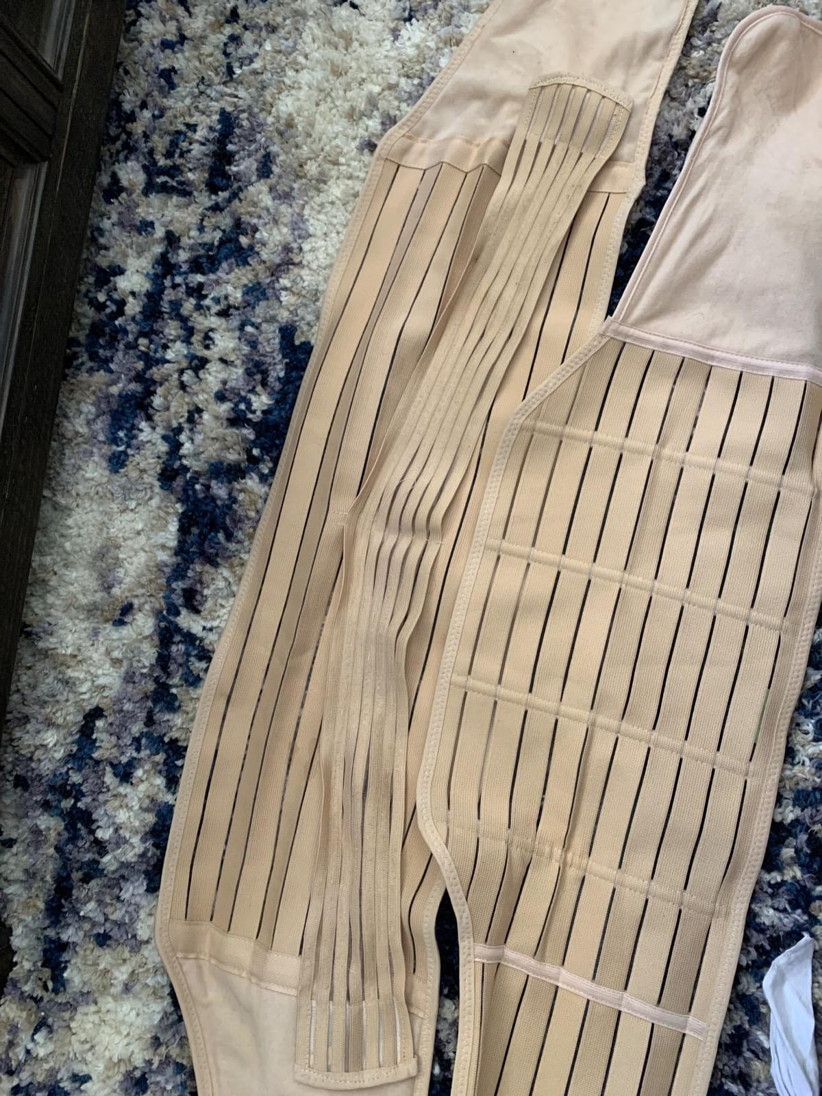 3 in 1 Postpartum Belly Support Recovery Wrap Band (Classic Ivory, M/L) customer photo 1