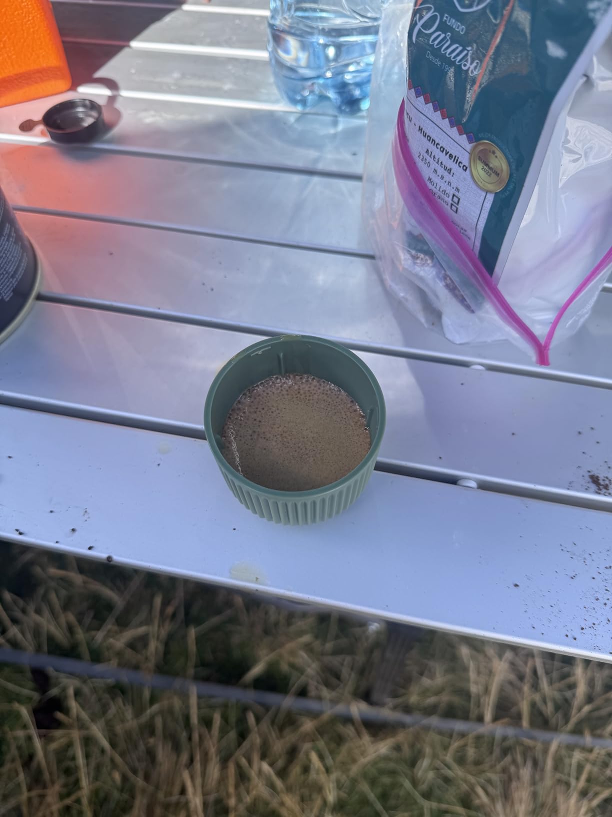 WACACO Nanopresso Portable Espresso Maker Bundled with Protective Case, Upgrade Version of Minipresso, Mini Travel Coffee Machine, Perfect for Camping, Travel and Office (New Elements Arctic Blue) customer photo 1