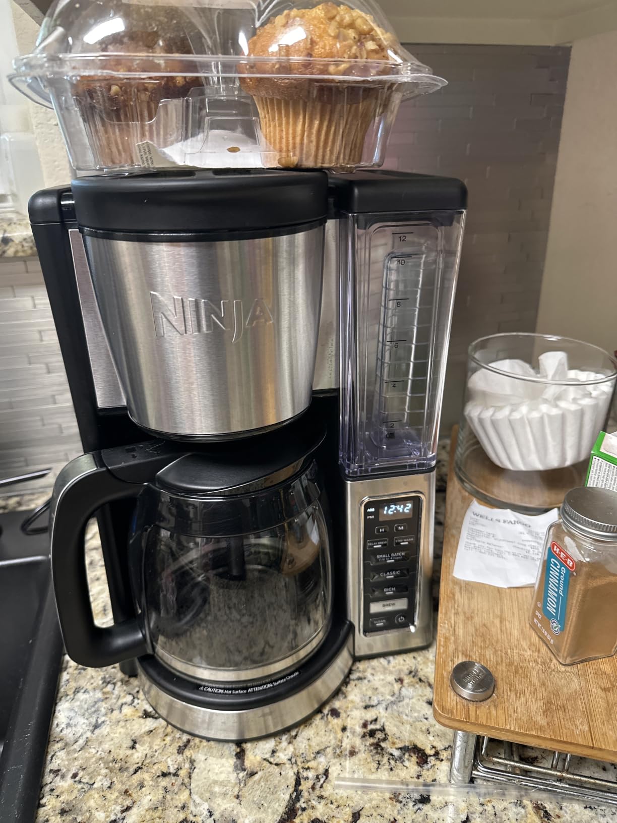 Ninja Fresh Brew Coffee Maker, 12 Cup Glass Carafe, Stainless Steel, CE251 customer photo 1