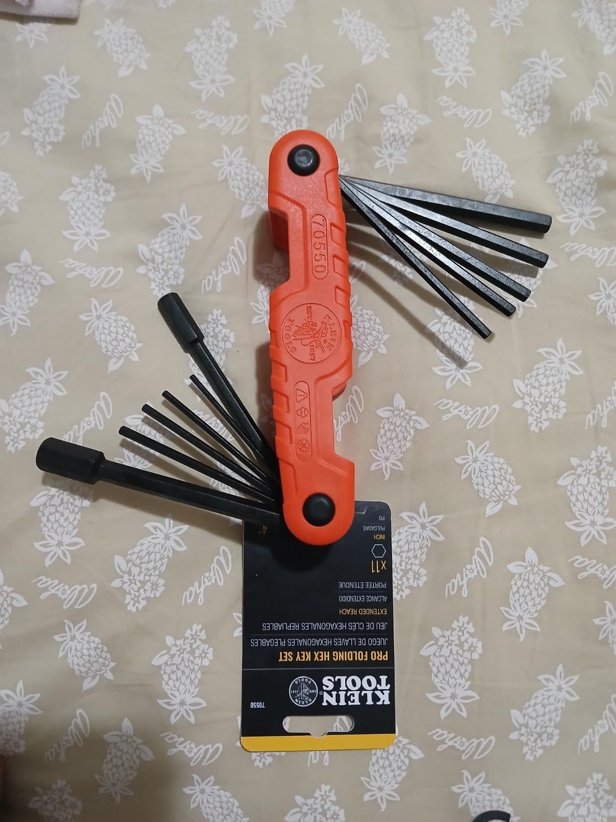 KLEIN TOOLS 70550 Hex Wrench Key Set, 11 SAE Sizes customer photo 1