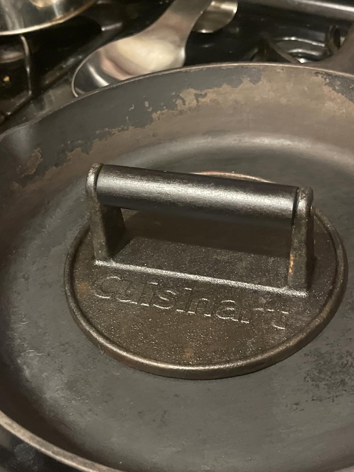 Cuisinart Smash Burger Press, Cast Iron, 6.5