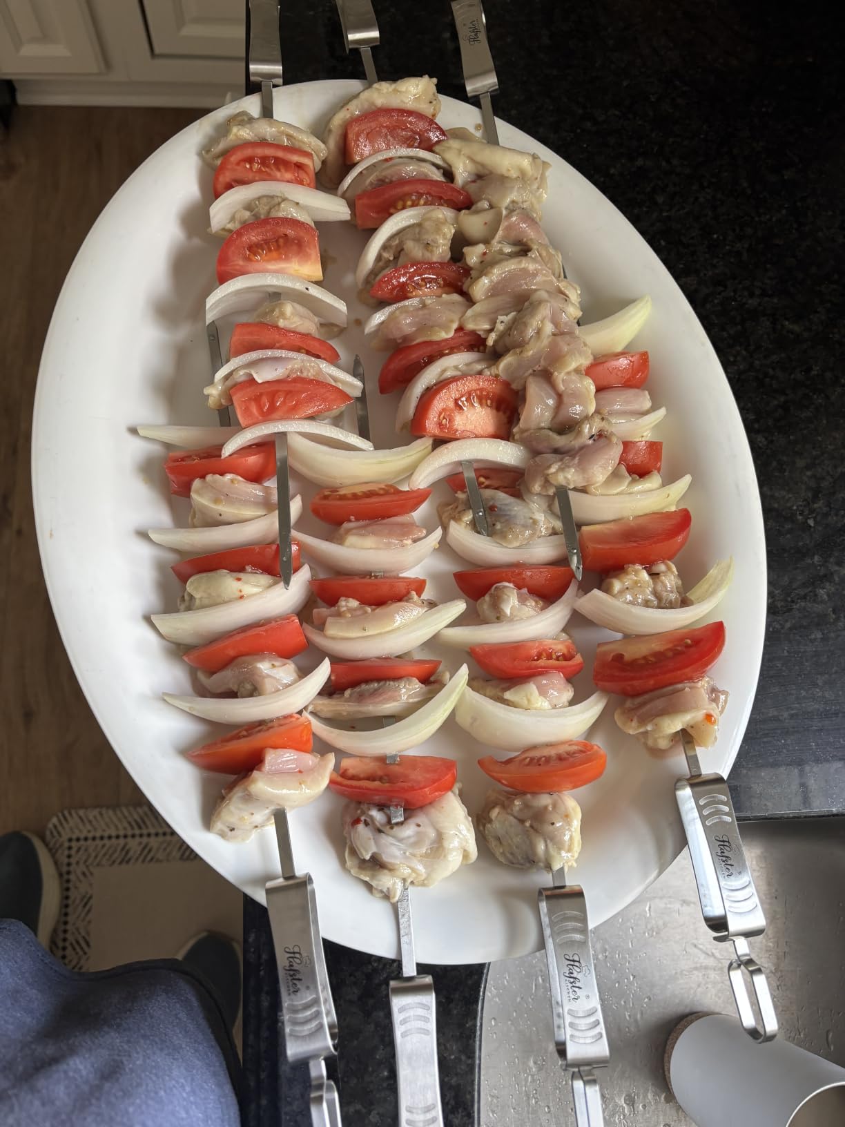 Patented Kabob Skewers for Grilling- BBQ Skewers for Grilling-16