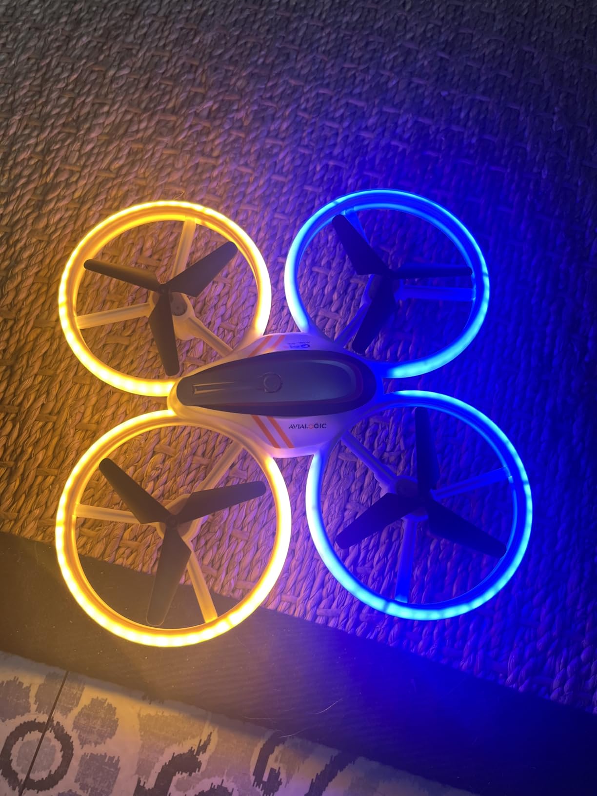Q9s Drones for Kids,RC Drone with Altitude Hold and Headless Mode,Quadcopter with Blue&Green Light,Propeller Full Protect,2 Batteries and Remote Control,Easy to fly Kids Gifts Toys for Boys and Girls customer photo 1