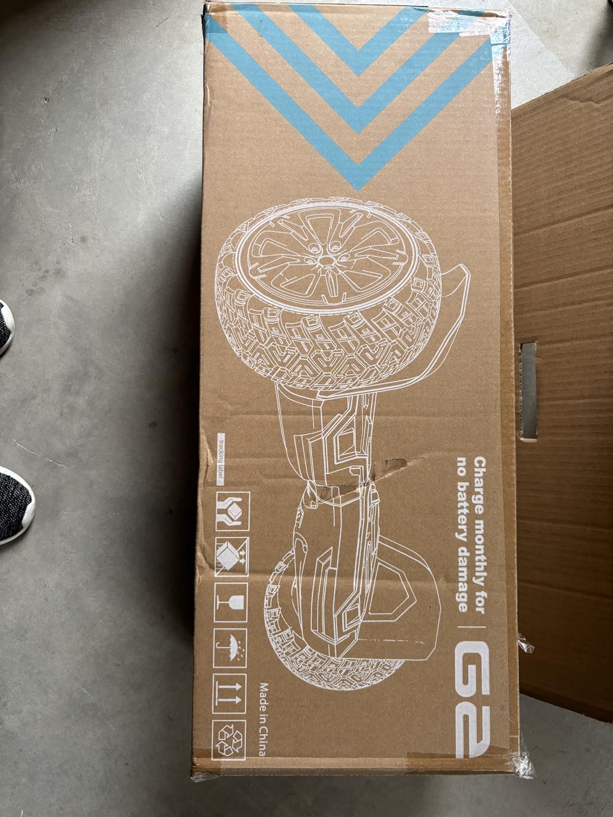 Gyroor Warrior 8.5 inch All Terrain Off Road Scooter with Bluetooth Speakers and LED Lights,Self Balancing Scooter for Kids ages 6-12 and Adults customer photo 2
