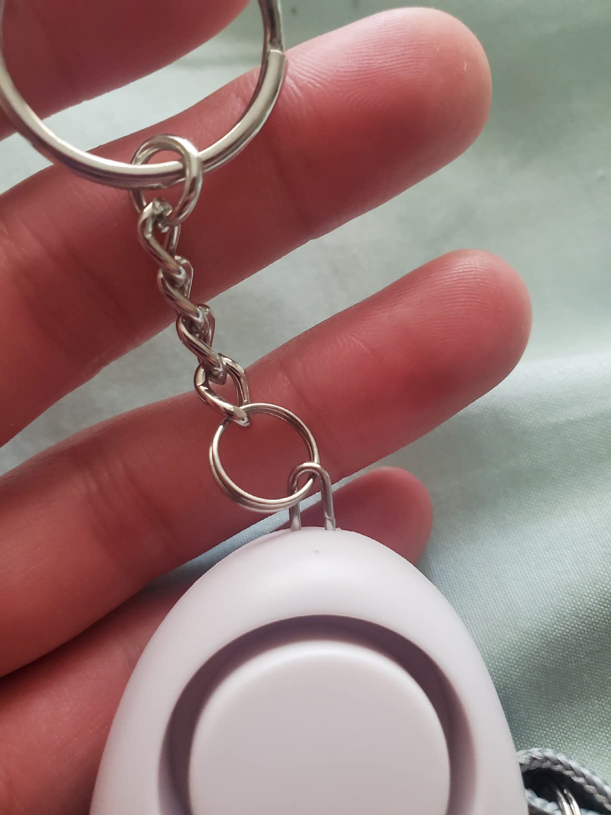 Personal Alarm for Women, 10Pcs 140dB Self Defense Keychain LED Light | Personal Safety Alarm with LED Light Panic Button for Women Kids and Elders (Colorful) customer photo 1
