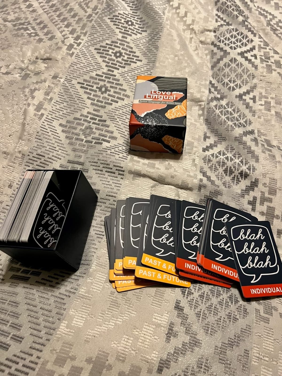 FLUYTCO Love Lingual: The Original Couples Card Game | 150 Conversation Starter Cards for Date Night, Deeper Connection & Relationship Building | Intimacy Game customer photo 2