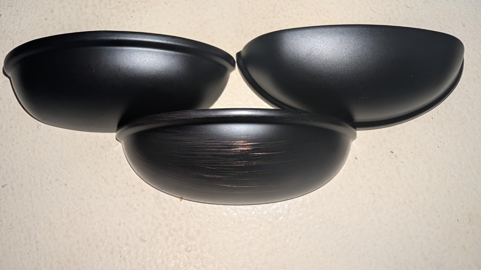 Ravinte Matte Black Drawer Pulls Cabinet Cup Pulls 3 Inch 10 Pack customer photo 1