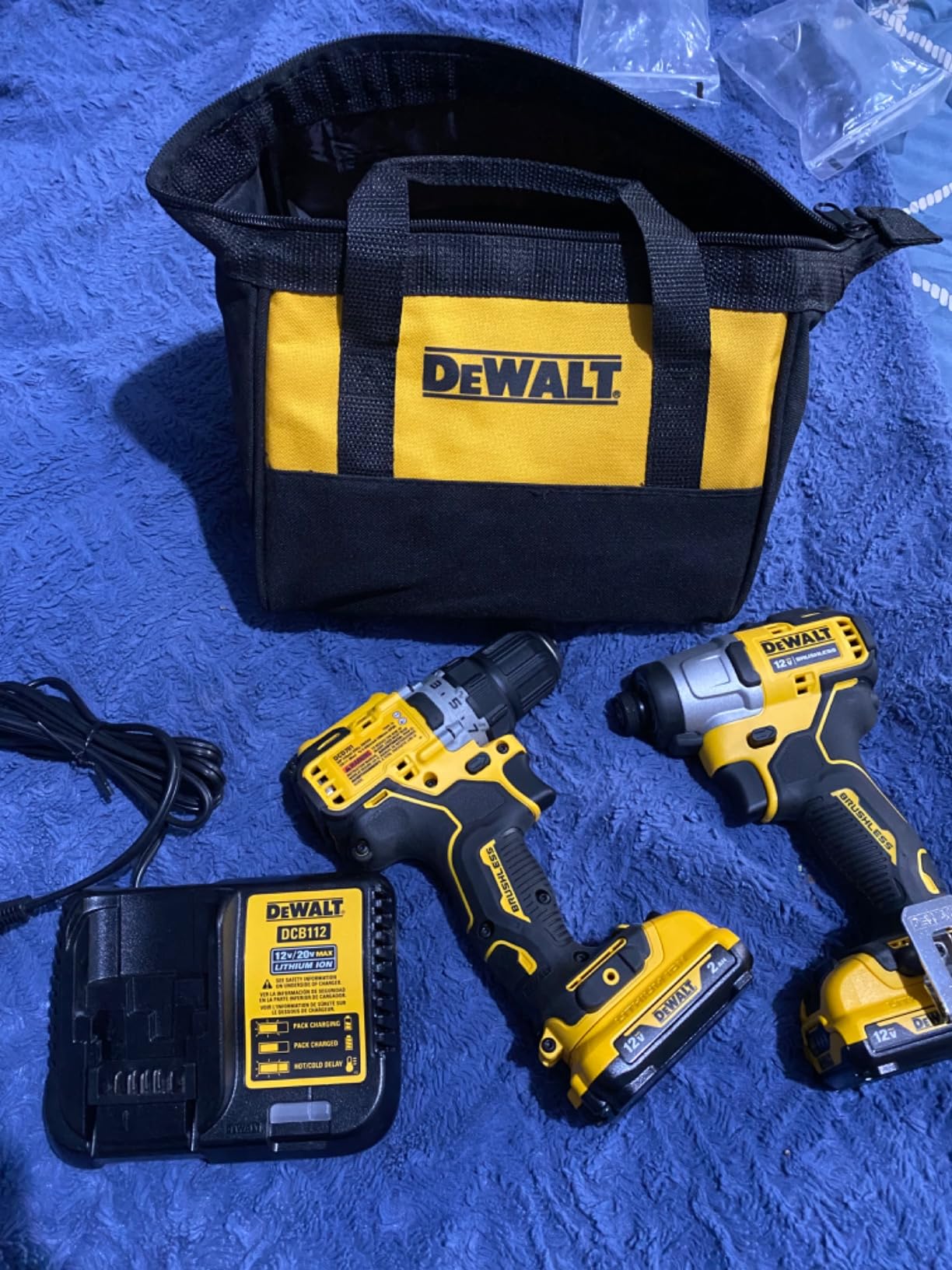 DEWALT XTREME 12V MAX* Cordless Drill Combo Kit (DCK221F2) customer photo 1
