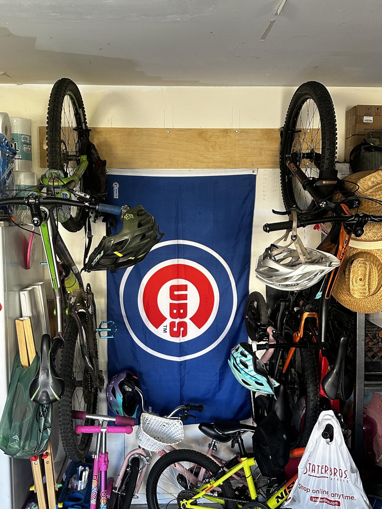 Wallmaster Bike Storage Rack for Garage, Wall Mount Bicycles Hanger customer photo 1