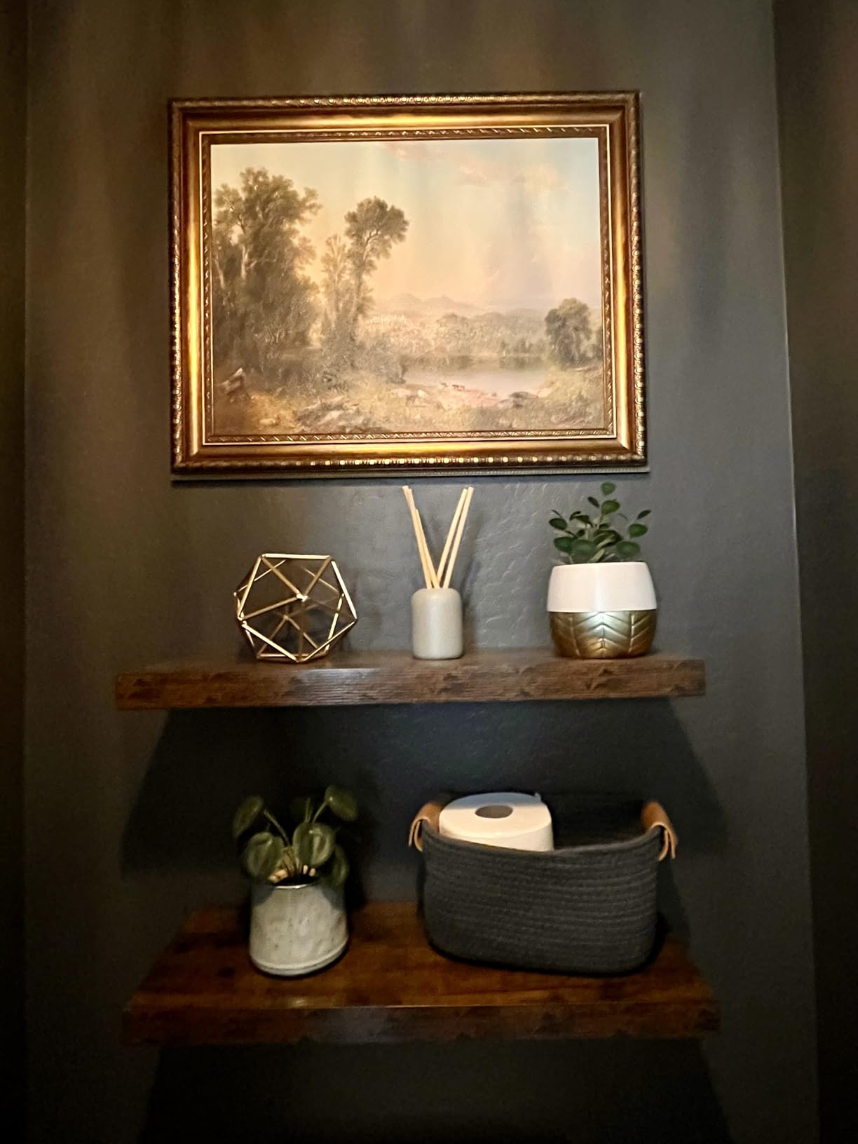 HOOBRO Floating Shelves for Wall, Wall Mounted Shelf Set of 2, 15.7