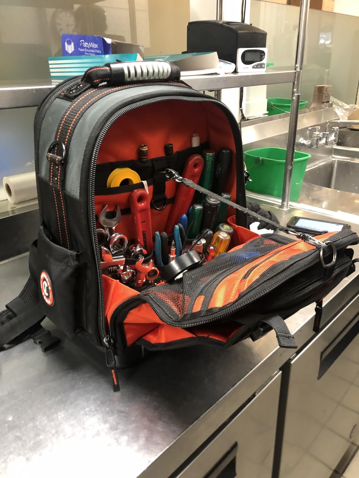Crescent Tool Bag Backpack | CTB1000 customer photo 2