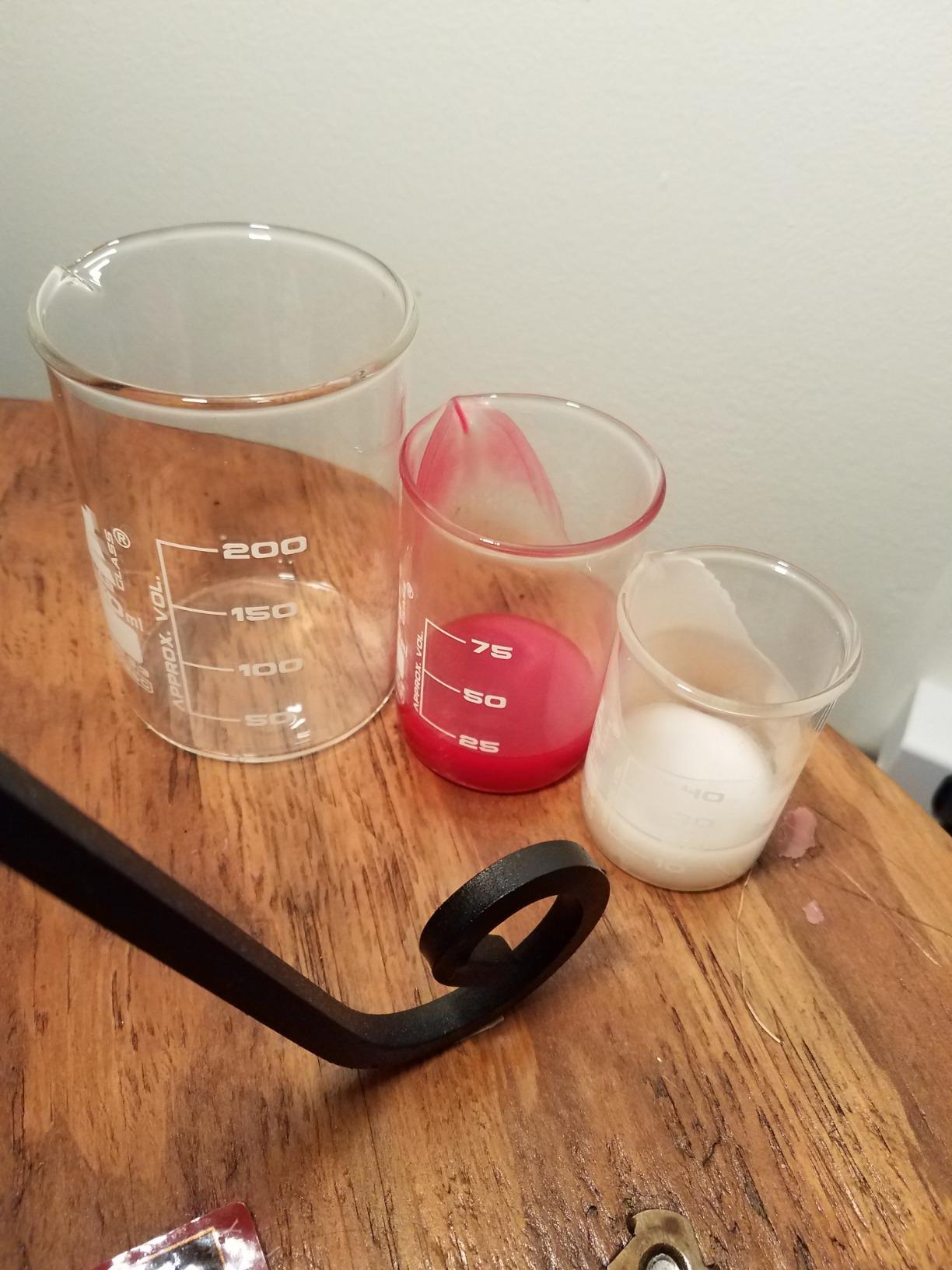 Eisco - 3 Piece Glass Beaker Set 50mL 100mL 250mL Low Form Borosilicate Glass with Graduations for Laboratory and Classroom Use customer photo 1