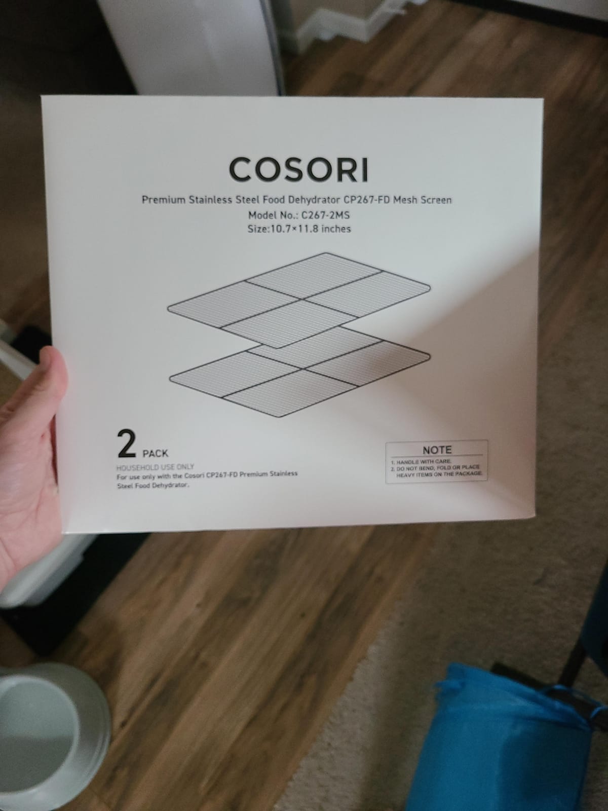Cosori Food Dehydrator Accessories, Mesh Screen Sheets for 6 Trays CP267-FD customer photo 1