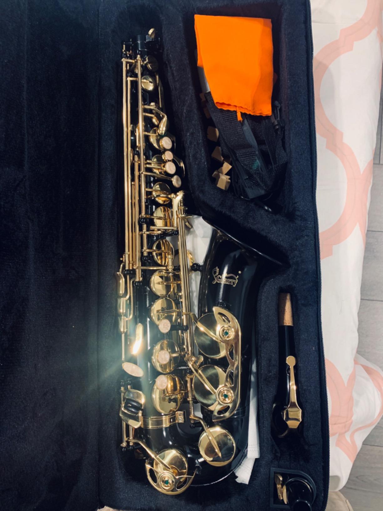 Glarry Student Alto Eb E-flat SAX Saxophone Gold Lacquer SAX Beginners Kit customer photo 2