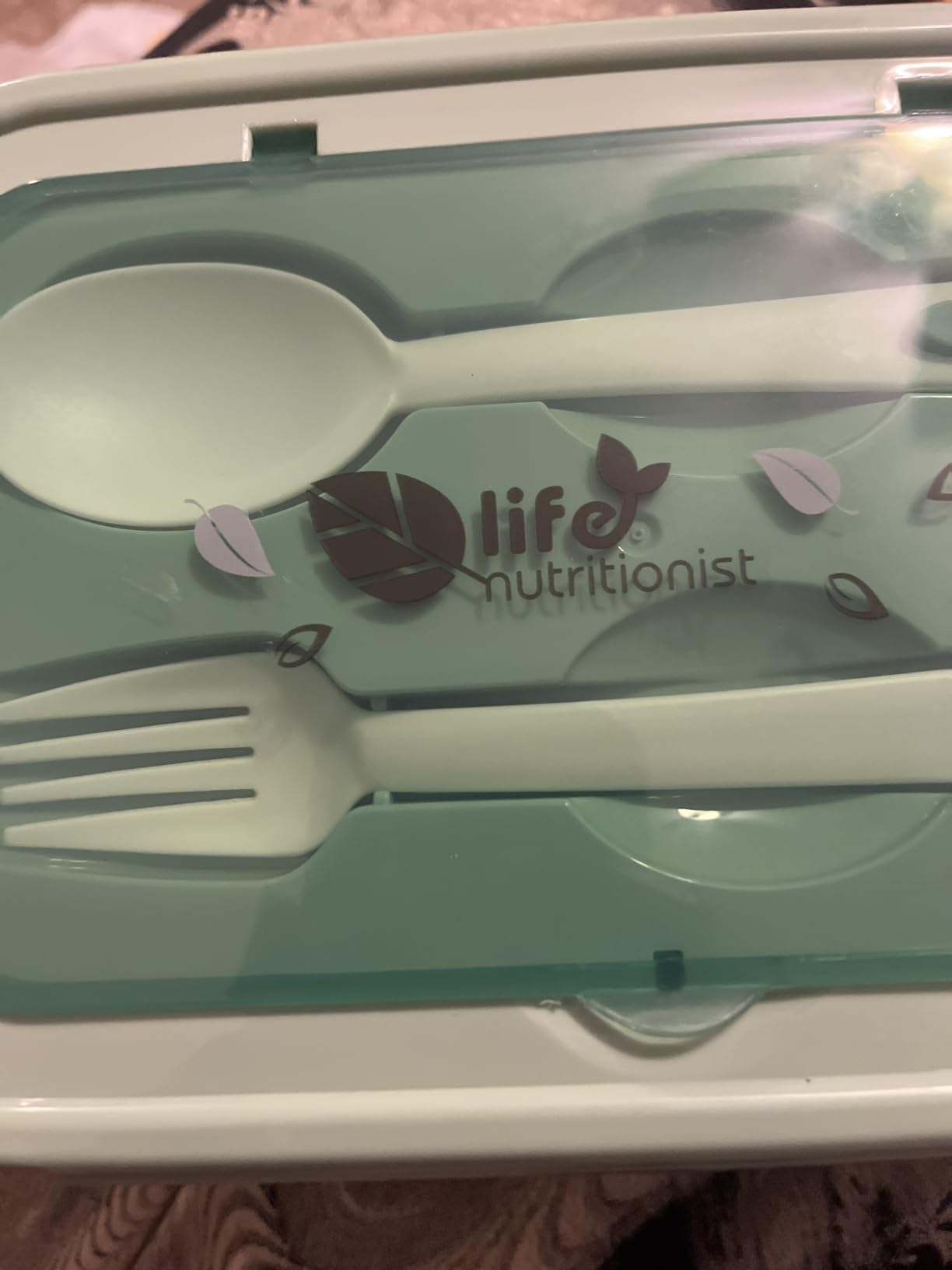 LOVINA Bento Boxes for Adults - 1100ML Bento Lunch Box For Kids With Spoon & Fork customer photo 2