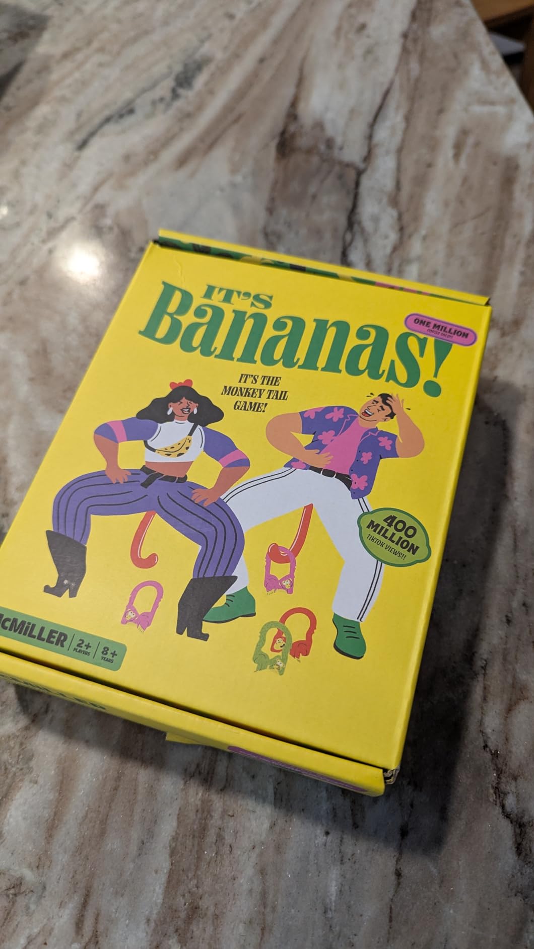MCMILLER ENTERTAINMENT It’s Bananas – The Hilarious Monkey Tail Party Game for Adults & Families | Funny Indoor & Outdoor Game for Bachelorette Parties, Summer Parties, BBQs, Birthdays & Game Nights customer photo 1