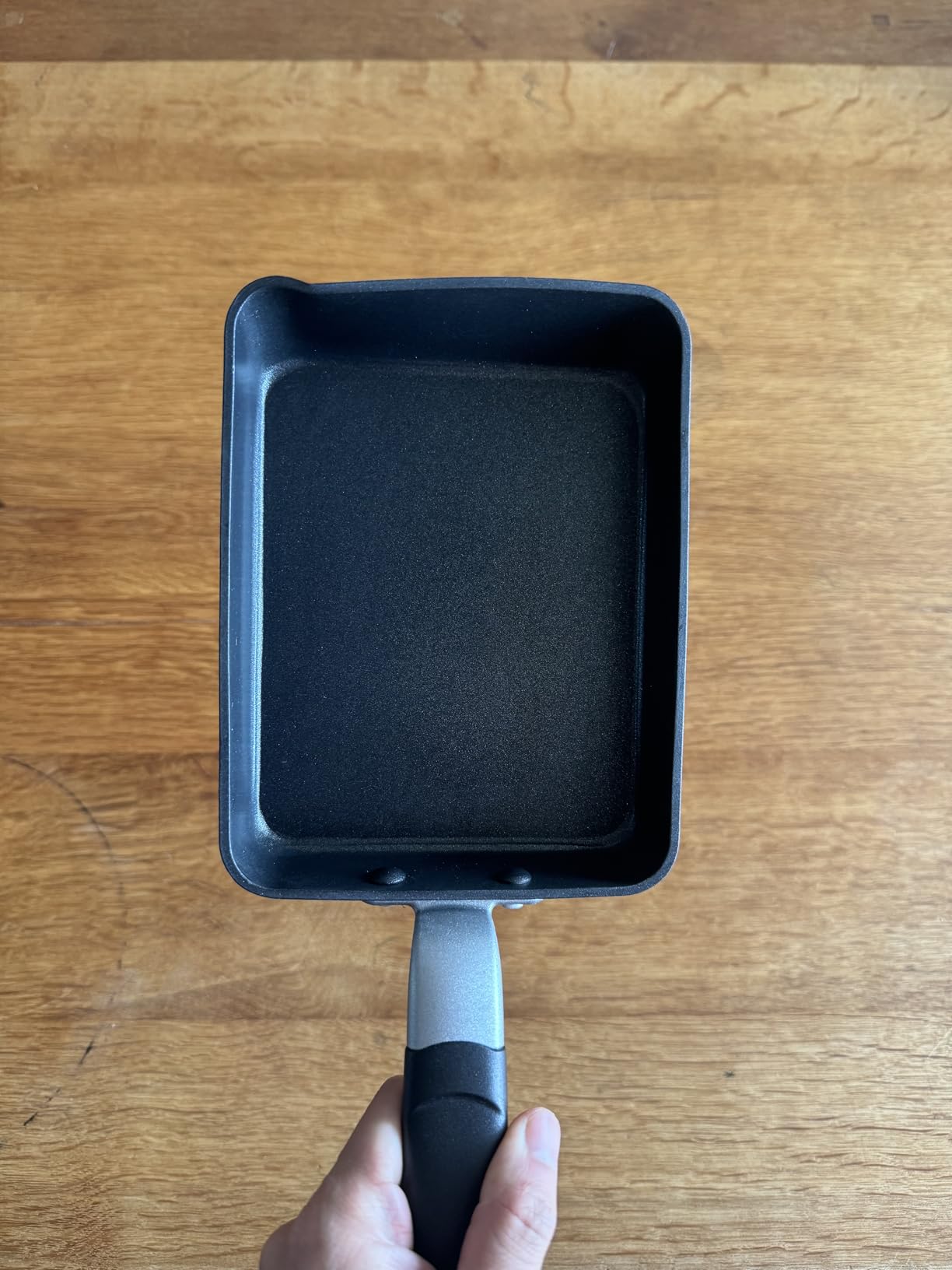 TECHEF - Tamagoyaki Japanese Omelette Pan/Egg Pan Skillet, PFOA-Free, Dishwasher Safe, Induction-Ready, Made in Korea (Black/Medium) customer photo 1