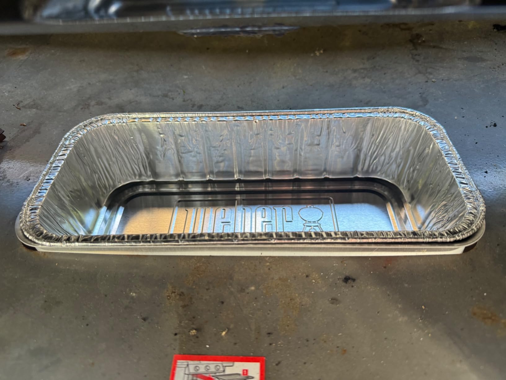 Weber Aluminum Drip Pans, 10-Pack | Disposable Foil Pans for Roasts, Turkeys & Gravy Drippings, Fits SmokeFire, Summit & Genesis II 400 & 600, Grill Accessory customer photo 1