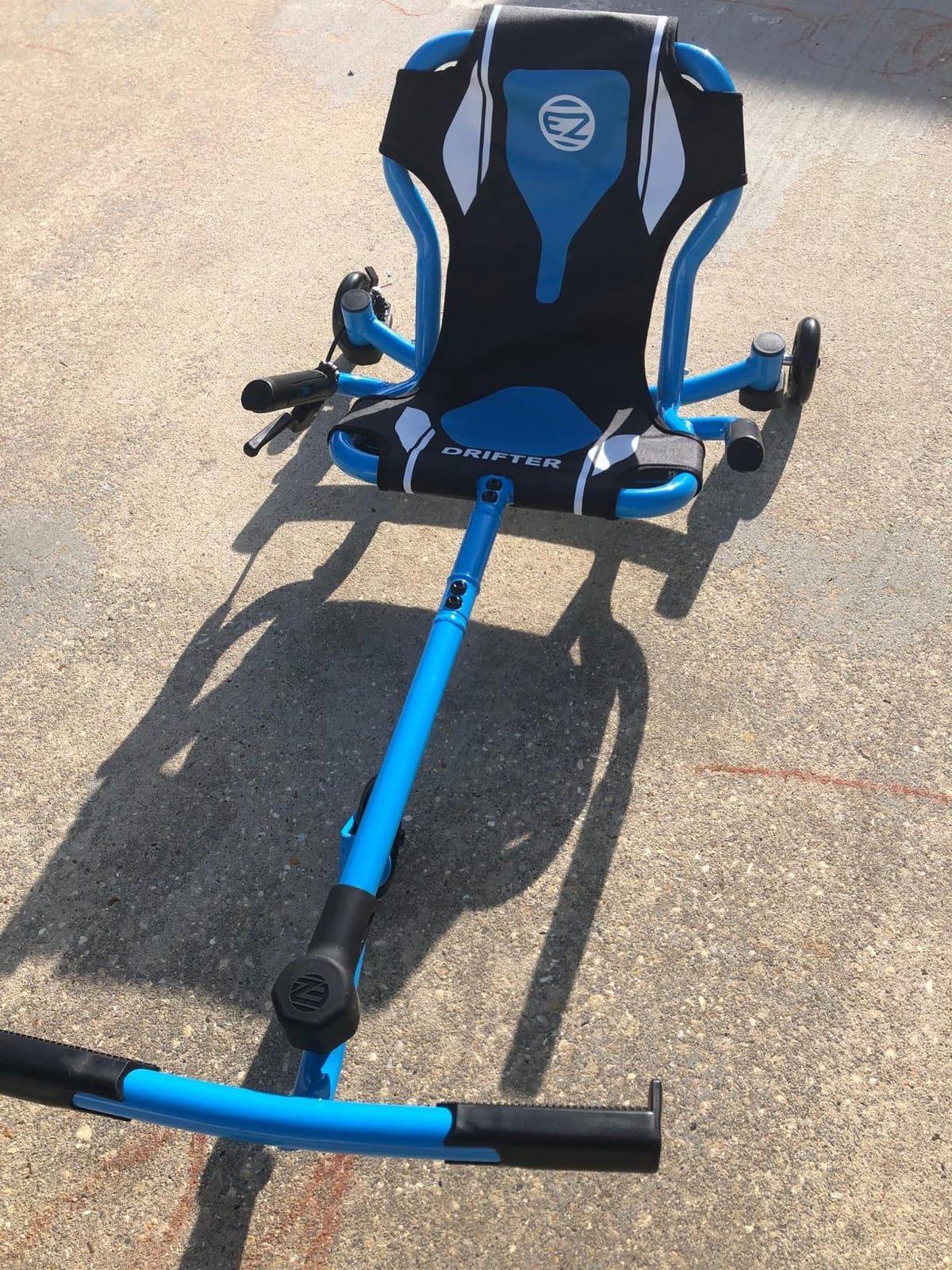 Ezyroller Drifter X Ride On Toy Ages 4-12+ Ideal Weight 40-110 lbs, Blue | Award Winning Outdoor & Indoor Ride On Toy for Boys & Girls customer photo 2