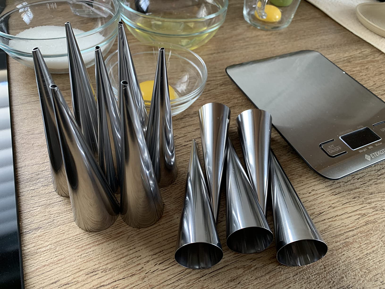 Cream Horn Molds Stainless Steel Cone Tubular Shaped Mold for Cannoli Tubes Croissant (cream cone) customer photo 2