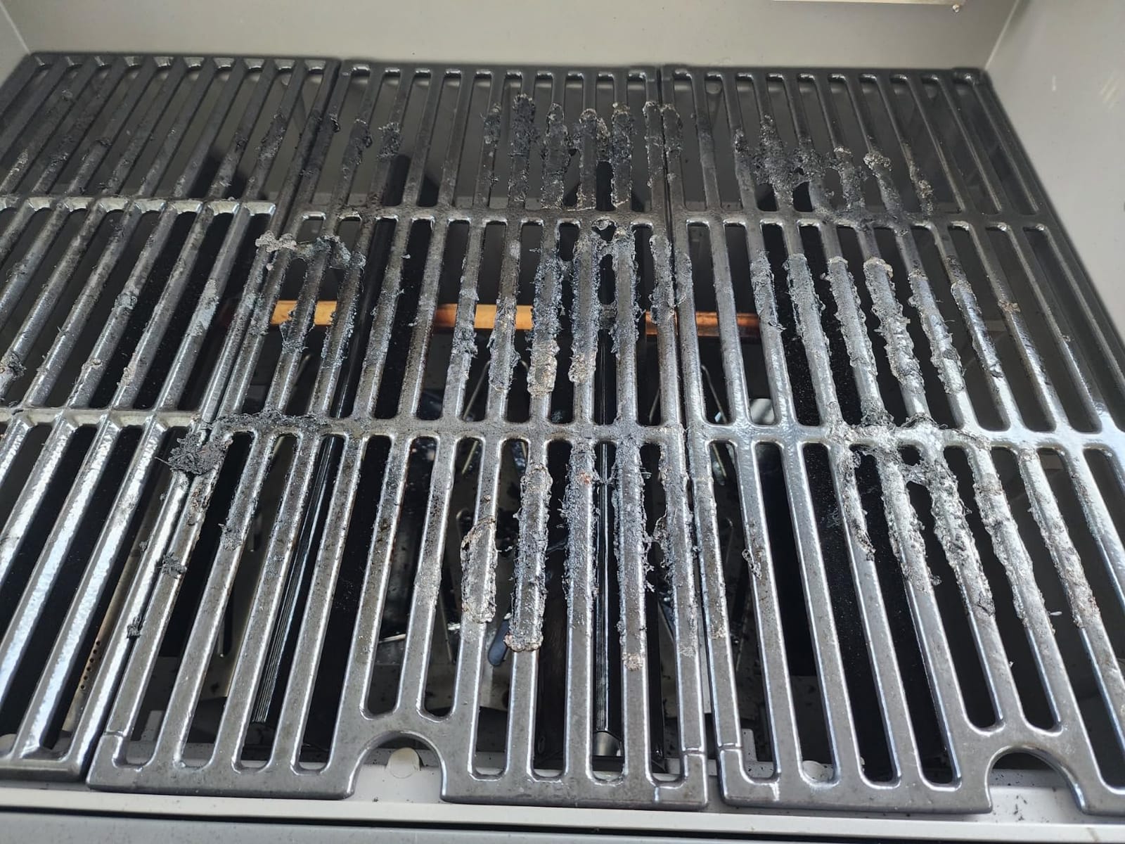 Grill Rescue Bristle-Free Steam Cleaning Grill Brush - Safe for All Grill Types, Heat-Resistant Kevlar Head, Perfect for Stainless Steel, Porcelain, Cast Iron Grates (Scraper Brush) customer photo 1