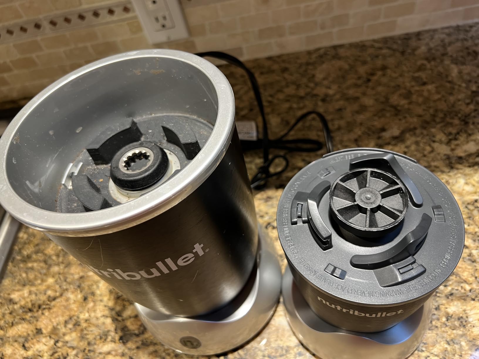 NutriBullet NB50100C Pro 1000 Single Serve Blender (1000W) 7-Piece Set, Dark Gray/Light Gray Skirt customer photo 1
