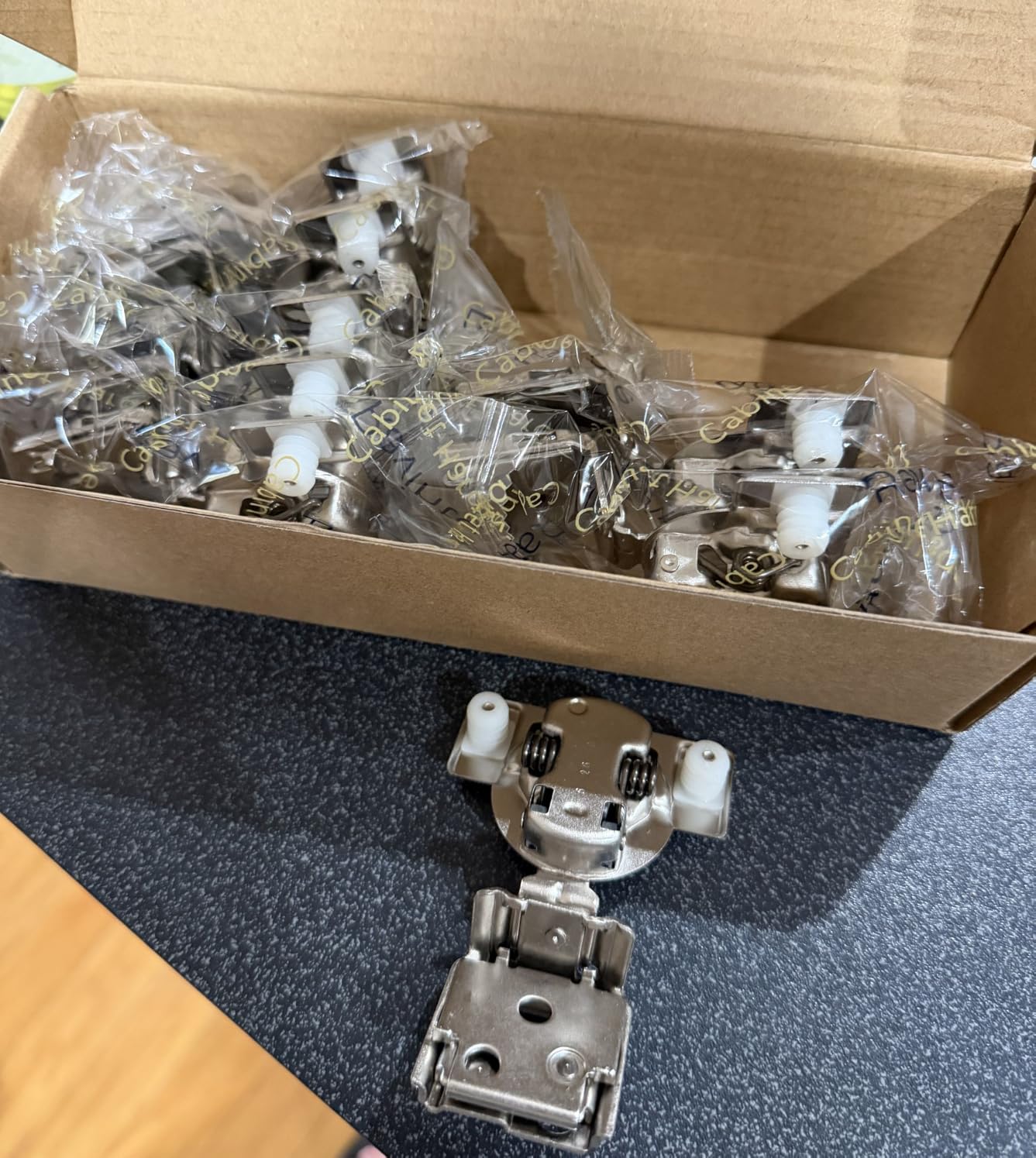 Soft Close Hinges for Kitchen Cabinet Hinges, 1/2 Inch Overlay, 60 Pack | 30 Pairs, self Closing Motion, Concealed Cabinet Fit, Stainless Steel, Satin Nickel, Hidden Hinges, for Face Frame Door customer photo 1