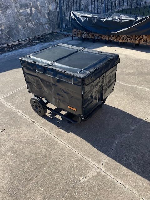 IGAN Generator Covers While Running for most 3500w-12000w Generators - Ultra Heavy Duty Generator Covers for Outside - Portable Waterproof Generator Cover, Generator Enclosure Outdoor, Black customer photo 1