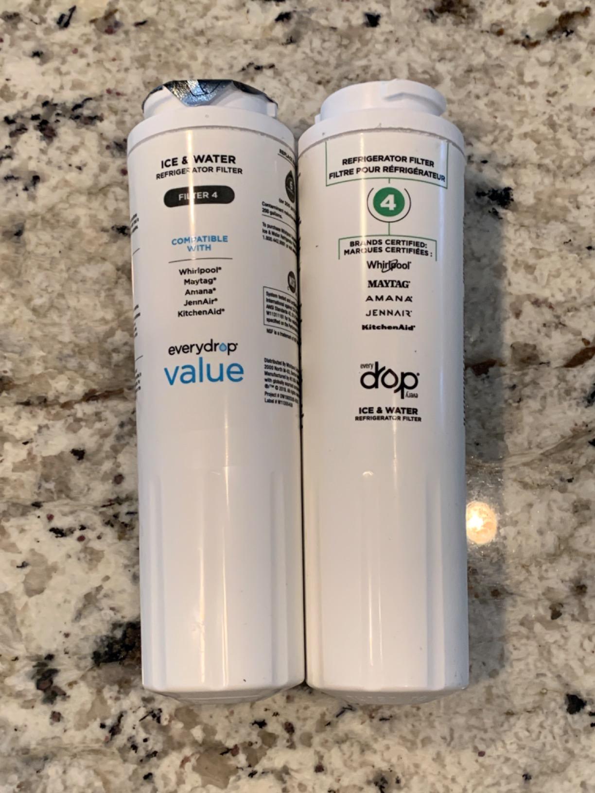 everydrop Value by Whirlpool Ice and Water Refrigerator Filter 4, EVFILTER4, Single-Pack customer photo 1