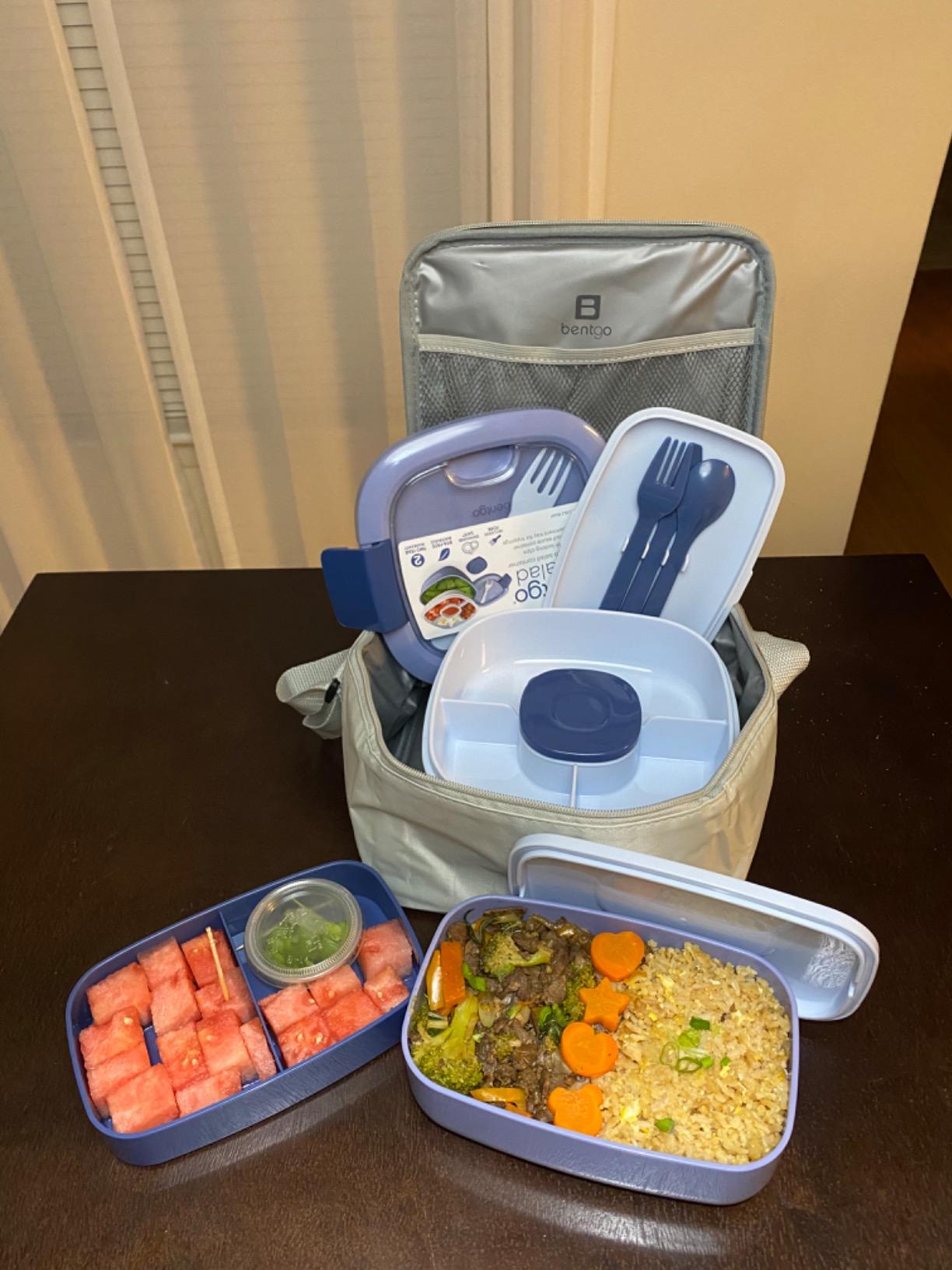 Bentgo Classic Stackable 3-Compartment Adult Bento-Style Lunch Box customer photo 2