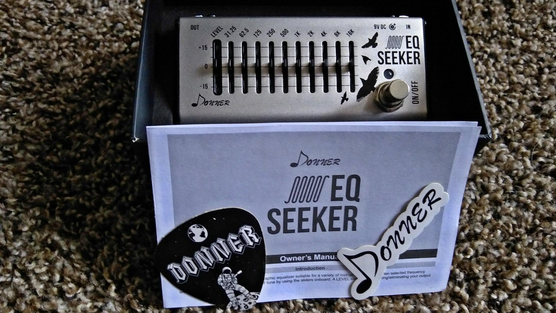 Donner EQ Pedal, 10 Band Equalizer Pedal, EQ Seeker for Guitar and Bass True Bypass customer photo 1