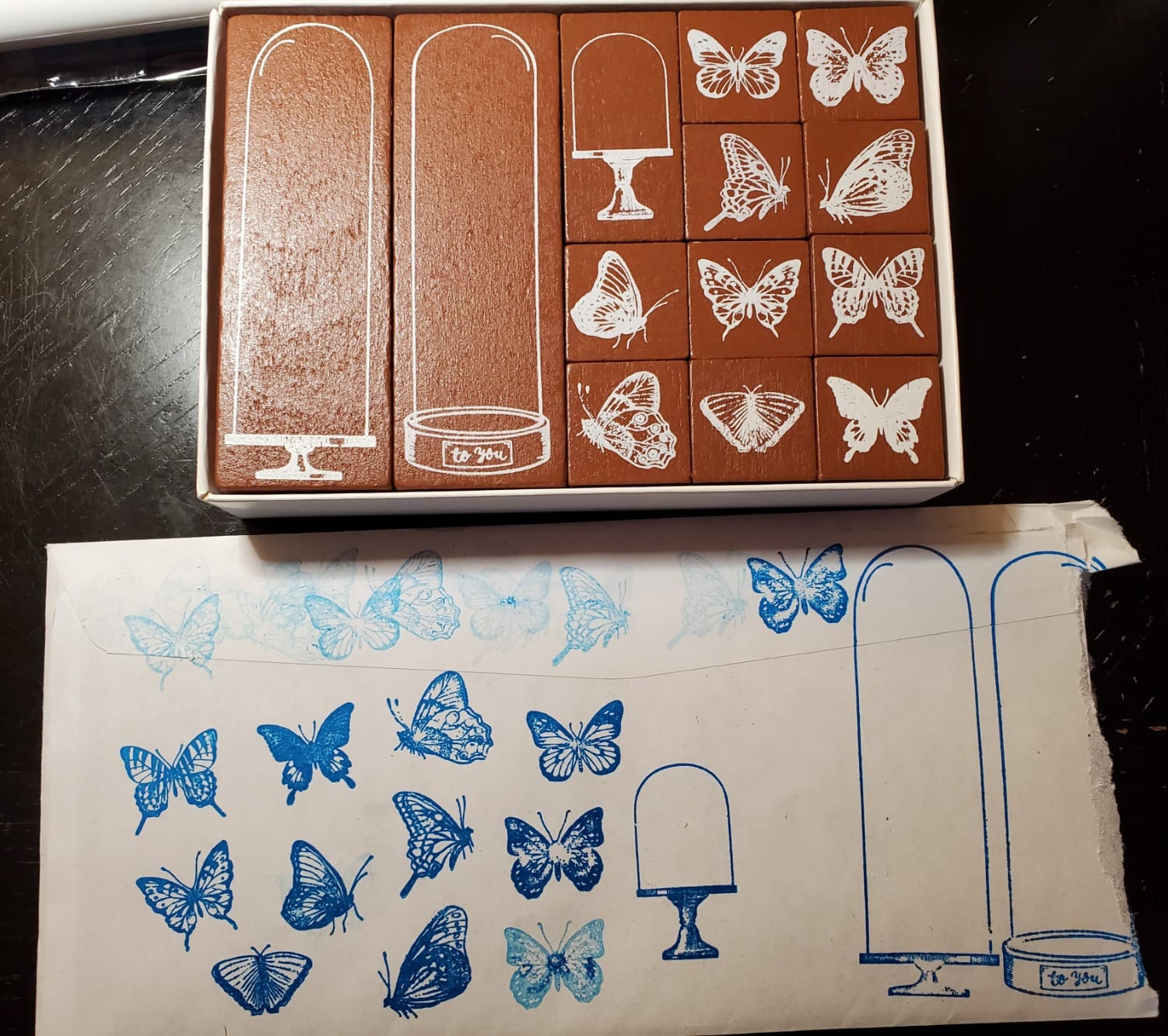 Dizdkizd 8 Pieces Wood Mounted Rubber Stamps customer photo 1